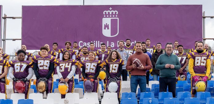 Guadalajara Stings, equipo de fútbol americano, en diciembre de 2022.