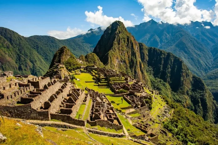 Vista general de Machu Picchu.