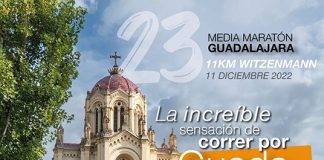 Cartel de la Media Maratón de Guadalajara del 2022.
