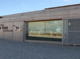 Exterior del Centro de Interpretación del Alto Tajo en Zaorejas.