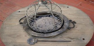 Ejemplo de brasero de picón.