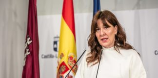 Blanca Fernández, en rueda de prensa.