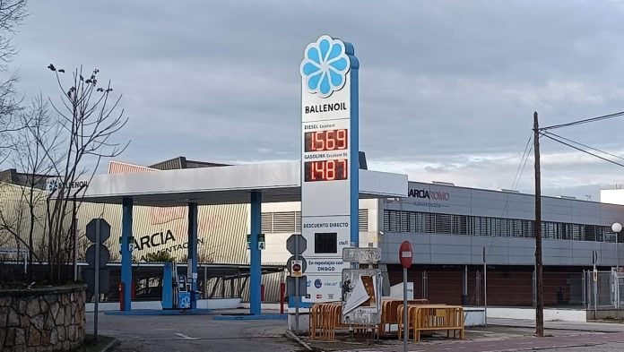 Gasolinera, en una imagen de archivo.