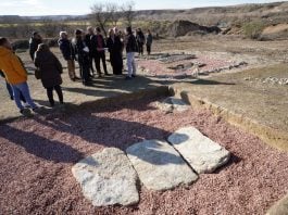 Yacimiento de Caraca, en Driebes, el 8 de febrero de 2023.