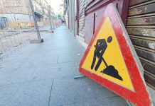 Estado de las obras de Miguel Fluiters el 5 de febrero de 2023. (Foto: La Crónic@)