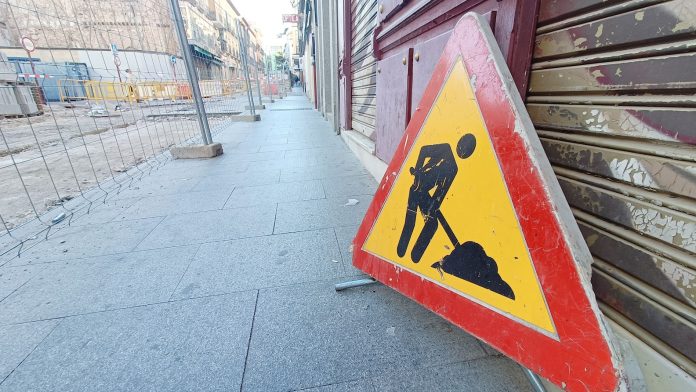 Estado de las obras de Miguel Fluiters el 5 de febrero de 2023. (Foto: La Crónic@)