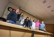 Junta directiva de la Asociación de la Prensa de Guadalajara, renovada el 11 de marzo de 2023.