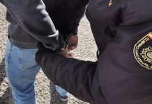 Un detenido por la Policía Nacional, en imagen de archivo. (Foto: CNP)