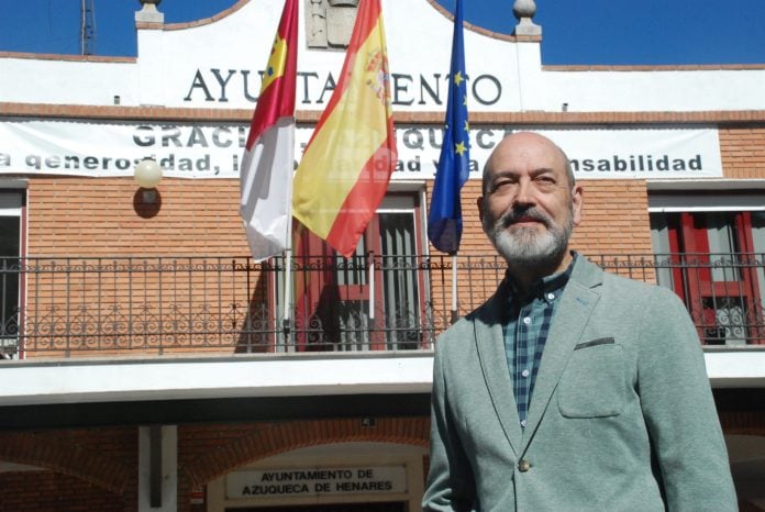 Miguel López, militar retirado del Ejército del Aire, candidato de Podemos a la Alcaldía de Azuqueca de Henares