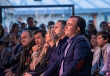 David Moreno, con Santiago Abascal.