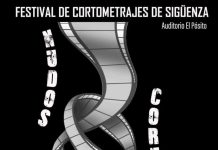 Cartel del Festival de Cortometrajes Nudos Cortos de Sigüenza.