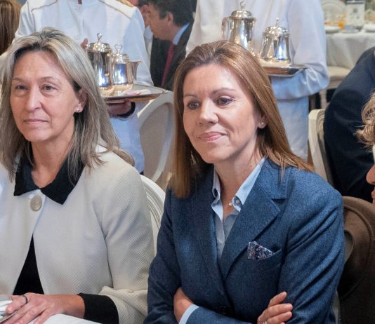 Guarinos y Cospedal, junta en Madrid el 27 de marzo de 2023. (Foto: Alberto Ortega / EP)