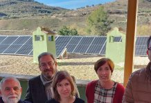 Placas solares en el instituto de Pastrana.