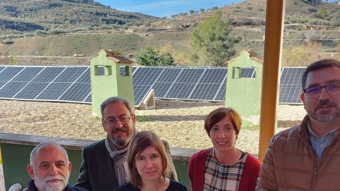 Placas solares en el instituto de Pastrana.