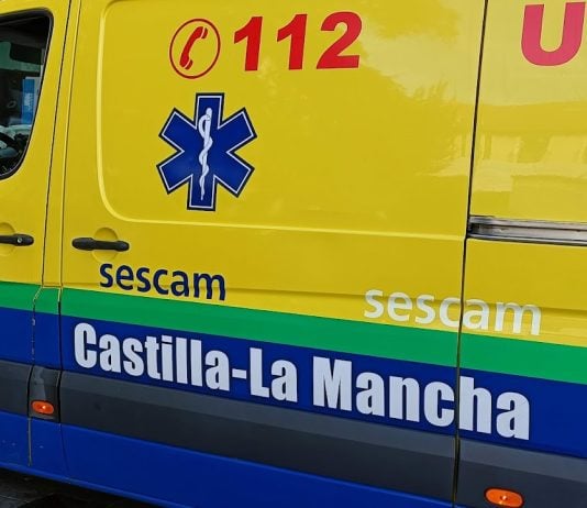 Ambulancia del SESCAM en abril de 2023. (Foto: La Crónic@)
