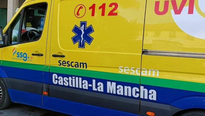 Ambulancia del SESCAM en abril de 2023. (Foto: La Crónic@)