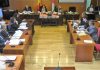 Primeros momentos del macrojuicio que ha comenzado este 12 de abril de 2023 en la Audiencia Provincial de Guadalajara y que, se estima, no terminará hasta finales de junio. (Foto: TSJCLM/La Crónic@)