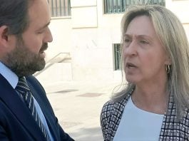 Guarinos y Paco Núñez este martes en Guadalajara. (Foto: La Crónic@)