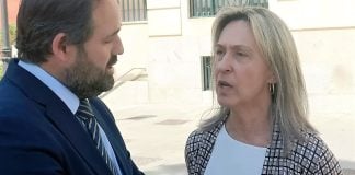 Guarinos y Paco Núñez este martes en Guadalajara. (Foto: La Crónic@)