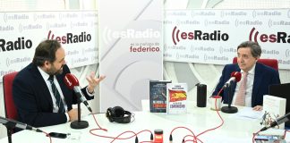 Paco Núñez, entrevistado por Federico Jiménez Losantos en Madrid.