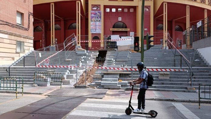 Obras de la Red de Calor en Guadalajara en 2023. (Foto: La Crónic@)