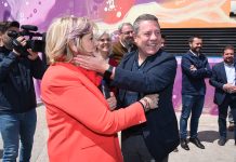 García-Page ha mitineado en Torrejón del Rey este viernes.