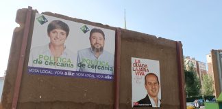 Aike juega la baza de ser decisivos si el PSOE no consigue mayoría absoluta. Para ello, al menos Susana Martínez tendría que ser concejal y esperar a la aritmética postelectoral. (Foto: La Crónic@)