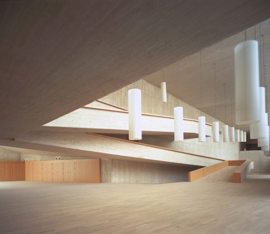 Vestíbulo del Teatro Auditorio Buero Vallejo.