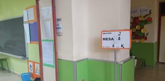 Guadalajara es la que menos ha ido a votar de Castilla-La Mancha este 28M Una de las aulas del colegio "Rufino Blanco", utilizado también en este 28M para acoger las urnas. (Foto: La Crónic@)