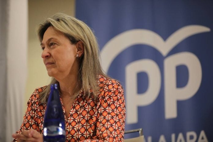 ana Guarinos es la candidata del PP a la Alcaldía de Guadalajara.