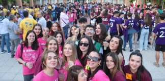 Las peñas son el alma de las fiestas de Cabanillas. En la imagen, un momento de las de 2023.