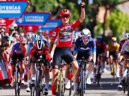 Marianne Vos, vendedora de la etapa de la Vuelta Ciclista a España Femenina que terminaba este jueves en Guadalajara. (Foto: EP)