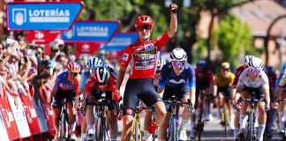 Marianne Vos, vendedora de la etapa de la Vuelta Ciclista a España Femenina que terminaba este jueves en Guadalajara. (Foto: EP)