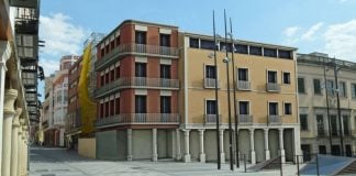 Infografía utilizada para la promoción comercial del edificio del "Maragato" y Marelvi". (Fuente: Idealista)