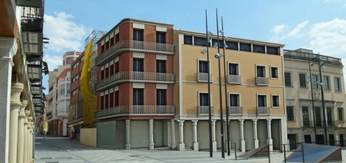 Infografía utilizada para la promoción comercial del edificio del 