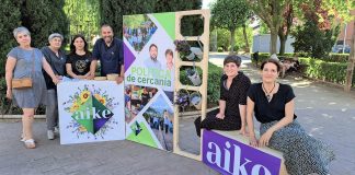 Este es el "punto de información itinerante" de Aike para la campaña electoral de 2023.