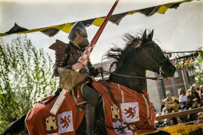 torneo-medieval-caballero-justa-caballo