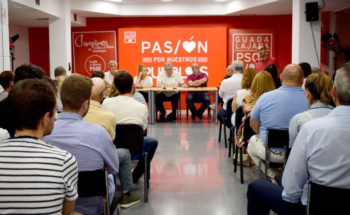 Reunión del Comité Provincial del PSOE de Guadalajara el 18 de junio de 2023.