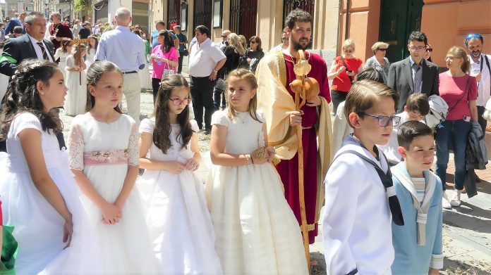 Procesión del Corpus 2023 en Guadalajara. (Foto: La Crónic@)