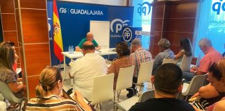 Curso de formación de concejales en la sede del PP de Guadalajara.