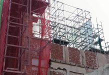 Estado actual de los trabajos de demolición de la fachada del "Maragato", entrado ya el mes de junio de 2023. (Foto: La Crónic@)