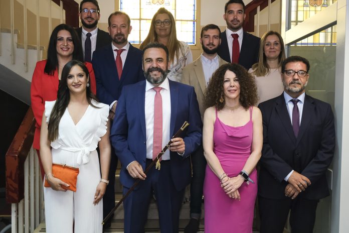 Concejales con delegación del equipo de gobierno de Azuqueca de Henares en junio de 2023.