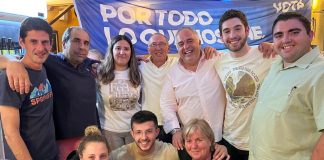 El alcalde de Illana, con su equipo para el próximo mandato.