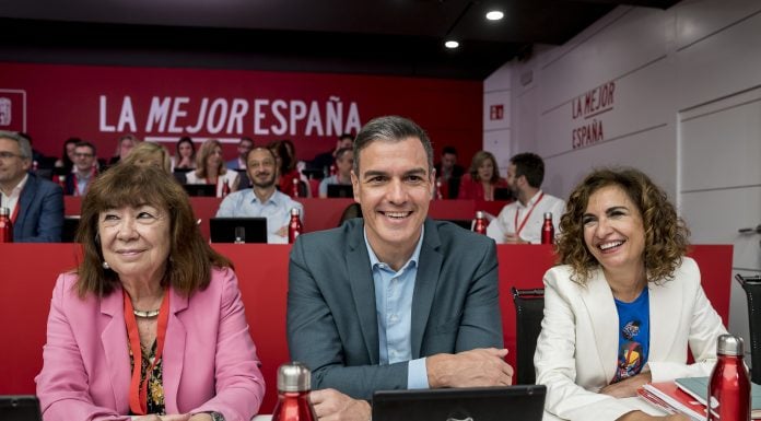 Las listas del PSOE, pendientes de lo que Ferraz quiera cambiar Pedro Sánchez, en el Comité Federal del PSOE del 10 de junio de 2023. (Foto: EP)