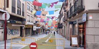 La calle Miguel Fluiters en la mañana del 12 de junio de 2023. (Foto: La Crónic@)