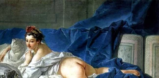 Una odalisca de François Boucher, pintor francés del siglo XVIII. Por irónica coincidencia, el apellido del artista se traduciría por Carnicero, en español.