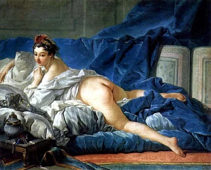 Una odalisca de François Boucher, pintor francés del siglo XVIII. Por irónica coincidencia, el apellido del artista se traduciría por Carnicero, en español.