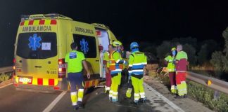 Colisión entre dos vehículos en Los Santos de la Humosa, Comunidad de Madrid EMERGENCIAS 112 COMUNIDAD DE MADRID 06/7/2023