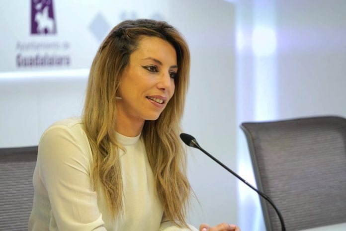 Lucía de Luz, concejala socialista en el Ayuntamiento de Guadalajara y portavoz de su grupo municipal.