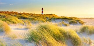 Playas y dunas en el estado federal de Schleswig-Holstein, en Alemania.
